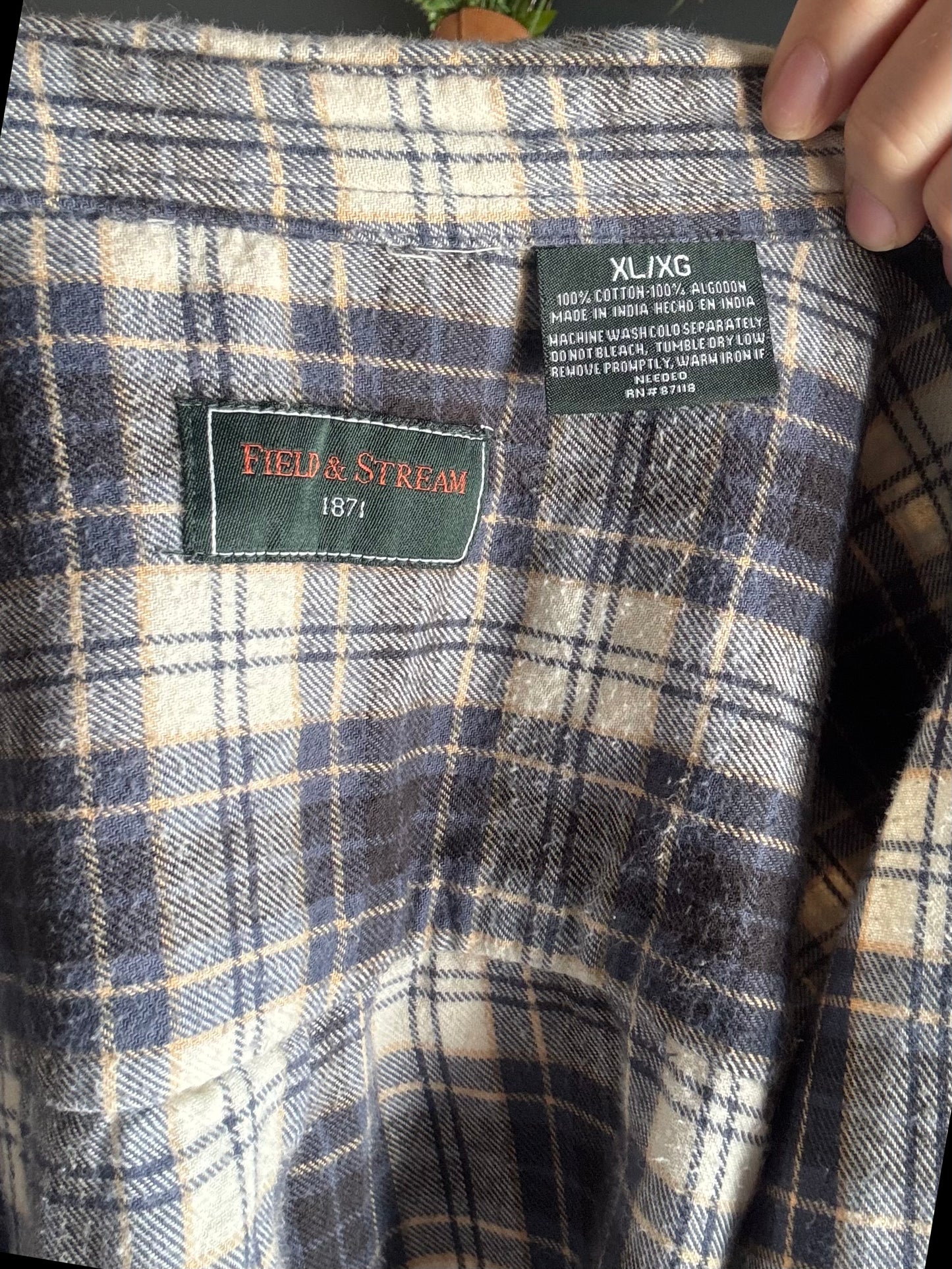 Grandpa John’s Navy Flannel