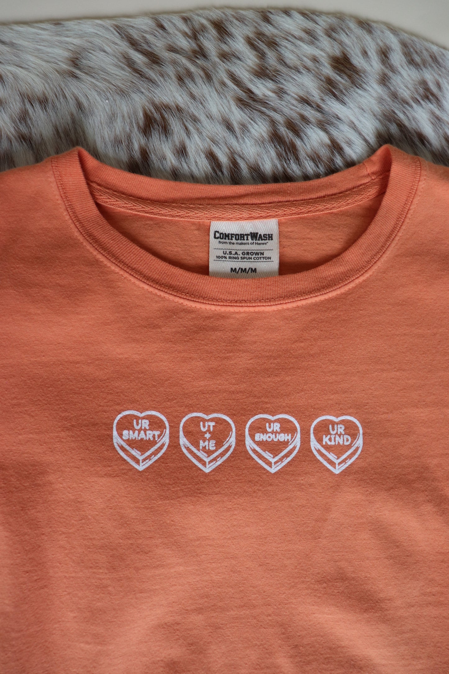 Conversation Heart Crop Tee