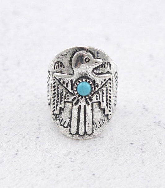 Thunderbird Cuff Ring